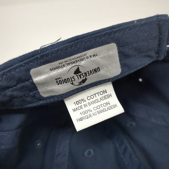 Universal Studios Slideback Hat Blue One Size Embroidered Adjustable - Picture 9 of 9